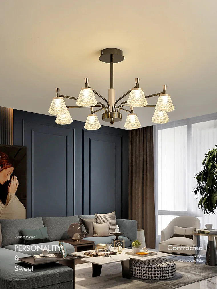 Afralia™ Nordic Chandeliers: Elegant Ceiling Hanging Lamps for Living Room, Dining Table & Bedrooms