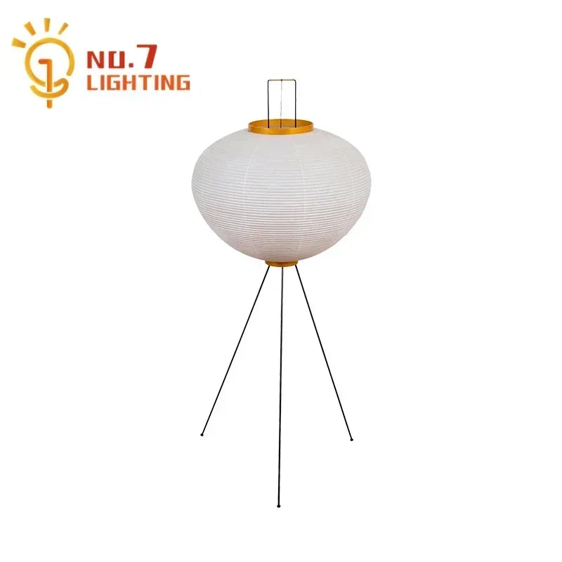 Afralia™ Noguchi Akari Rice Paper Table Lamp for Living Room Bedroom Cafe Decor