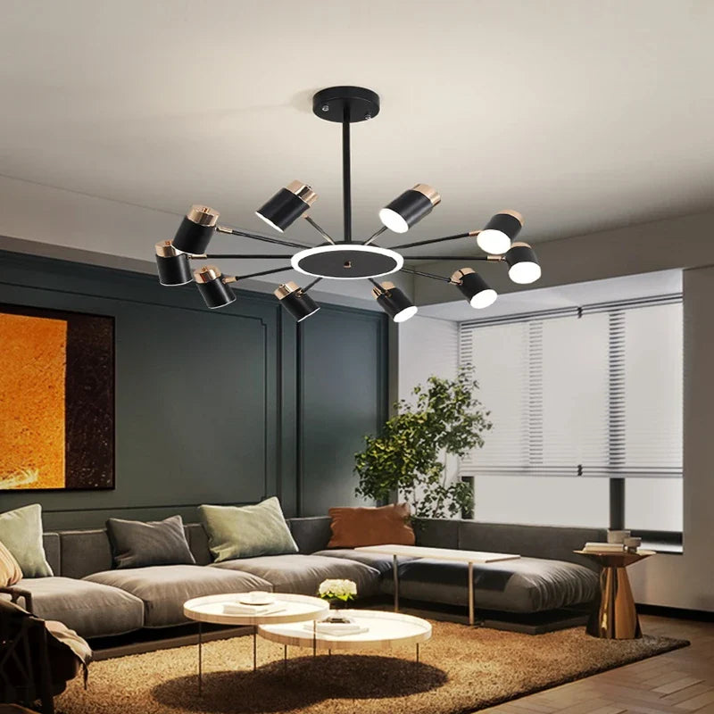 Afralia™ Nordic Chandeliers: Modern Living Room Lighting for Dining, Bedroom, Kitchen - Indoor Decor Lamps