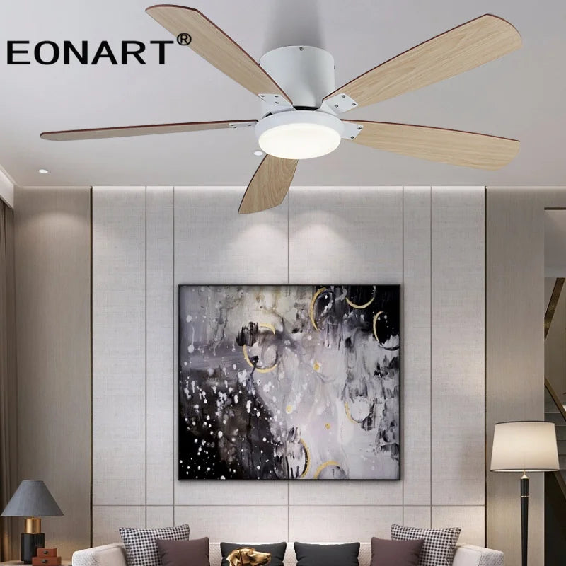Afralia™ 52" LED Ceiling Fan with Modern Design & Remote Control