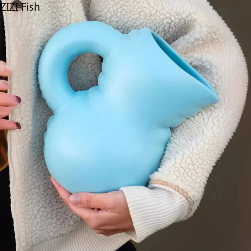 Afralia™ Multicolour Ceramic Vase for Modern Room Decor