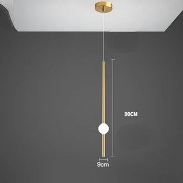 Afralia™ Glass Rod Pendant Light - Modern Long Hanging Lamp for Living Room, Bedroom & Shop