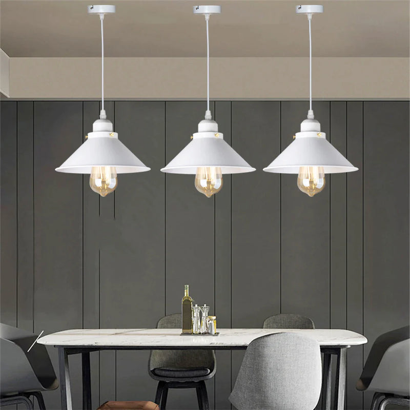 Afralia™ Industrial Black Pendant Light Dimmable Kitchen Ceiling Fixture