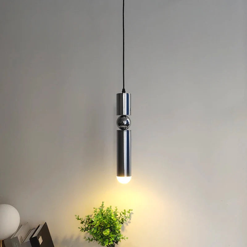 Afralia™ Brass Pendant Light - Modern Minimalist Nordic Bar Small LED Hang Lamp