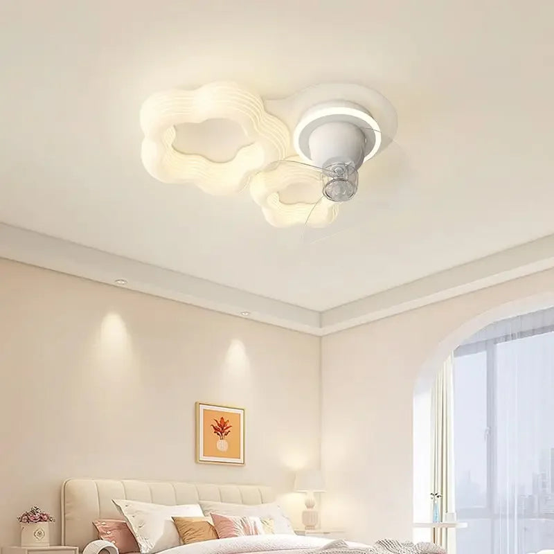 Afralia™ Nordic Flower LED Ceiling Lights for Kitchen Living Room Bedroom - Indoor Decoration Lighting