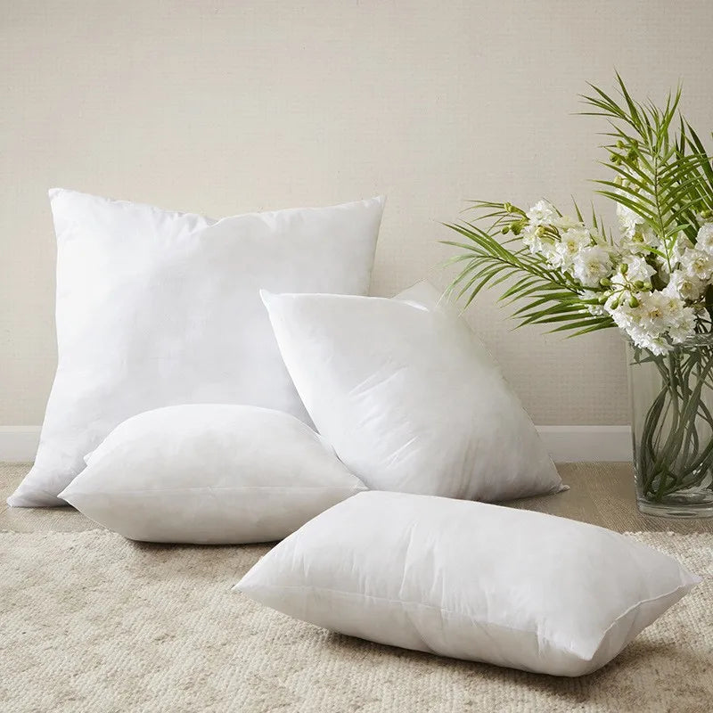 Afralia™ Square Polypropylene Cotton Pillow Core, High Elasticity, 30x50cm, 40x40cm Size