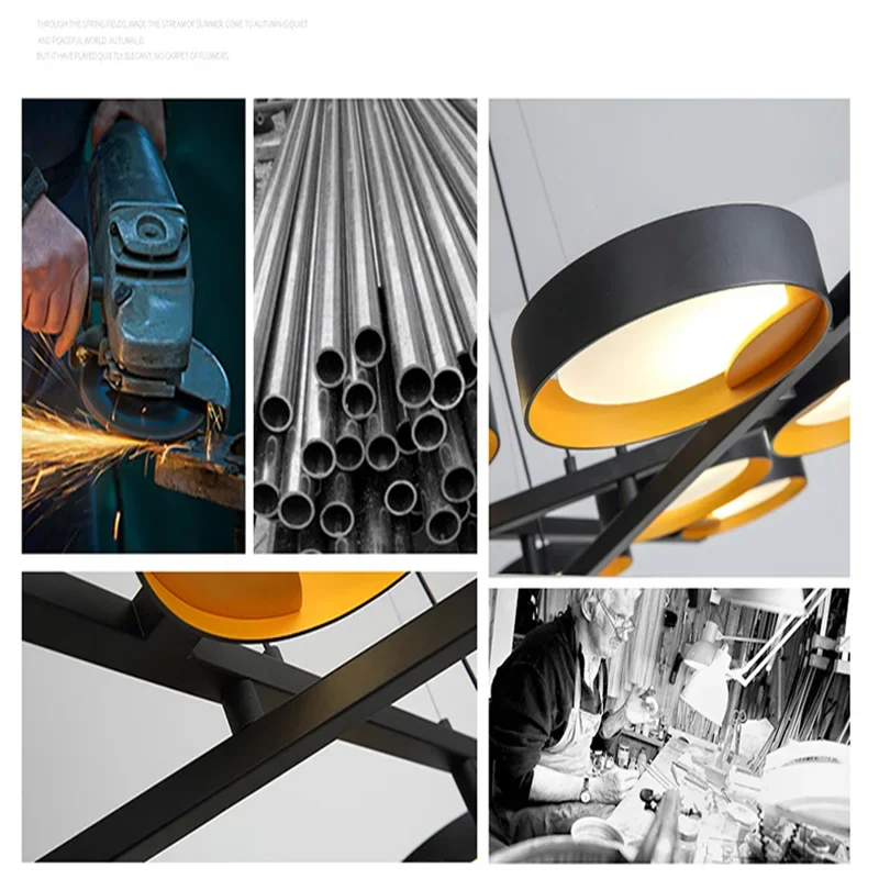 Afralia™ Modern LED Pendant Lamp for Living Room Dining Table Lighting