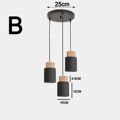Afralia™ Simple Nordic LED Pendant Wire Chandelier for Kitchen Bar Hotel Home Decor