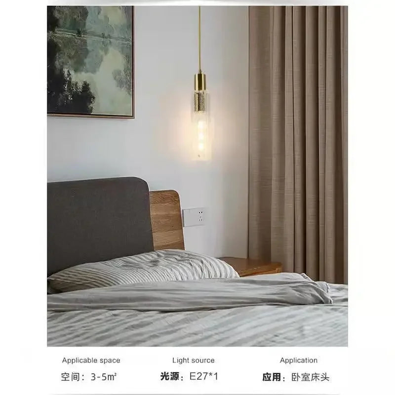 Afralia™ LED Pendant Light for Home Decor - Modern Nordic Hanging Lamp