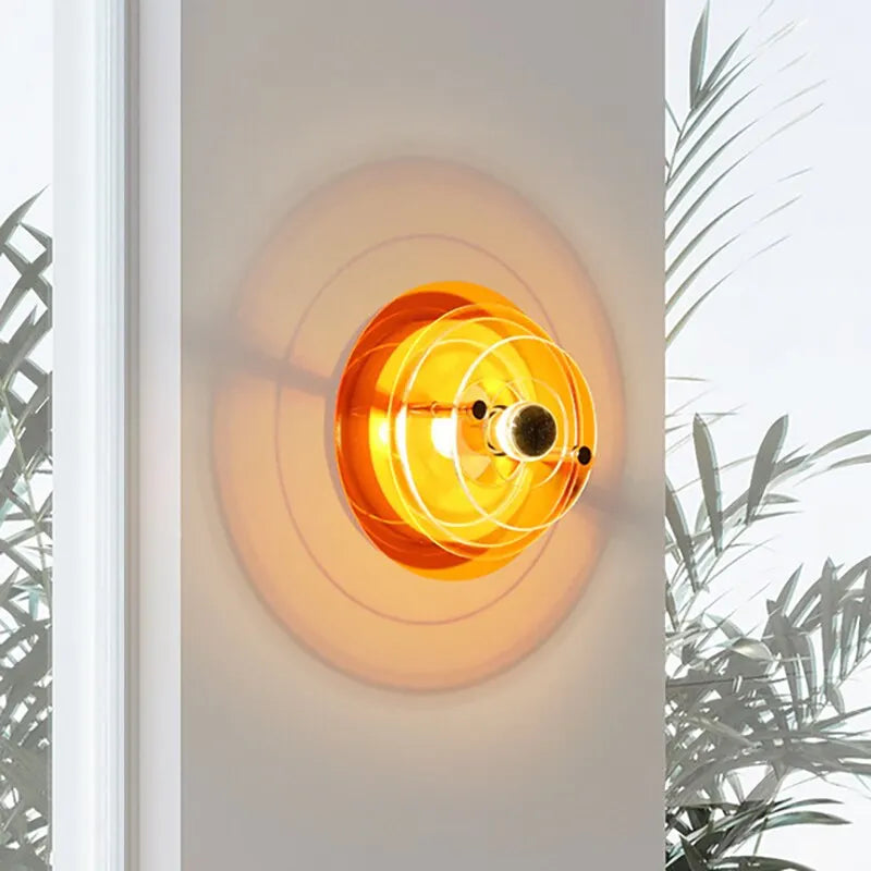 Afralia™ LED Wall Lamp: Ultra Modern UFO Style for Living Room, Bedroom, Hotel Atmosphere