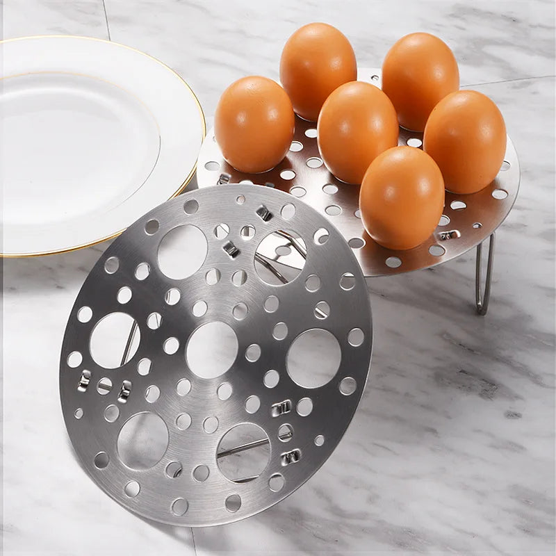 Afralia™ Stainless Steel Steaming Rack for Multi-Functional Cooking