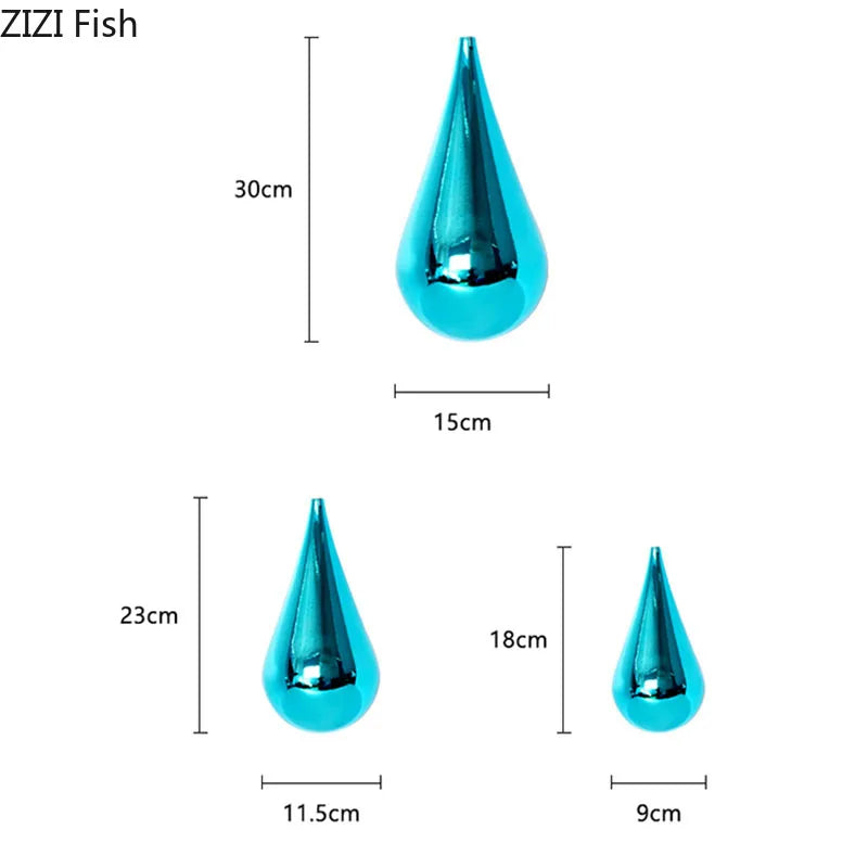 Afralia™ Water Droplets Wall Hanging Ornaments | Simple Room Decor and Backdrop Display