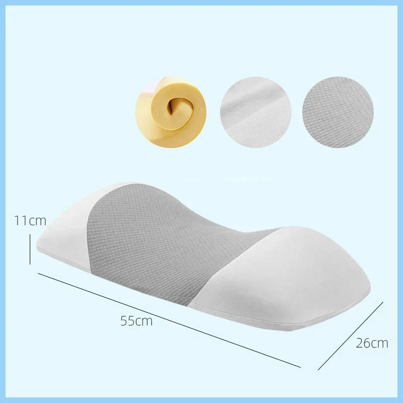 Afralia™ Lumbar Support Memory Foam Pillow for Back Muscle Relaxation