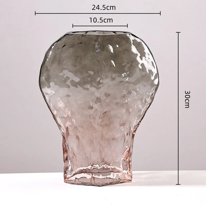 Afralia™ Golden Geometric Glass Vase Hydroponics Terrarium Home Decoration Accessories