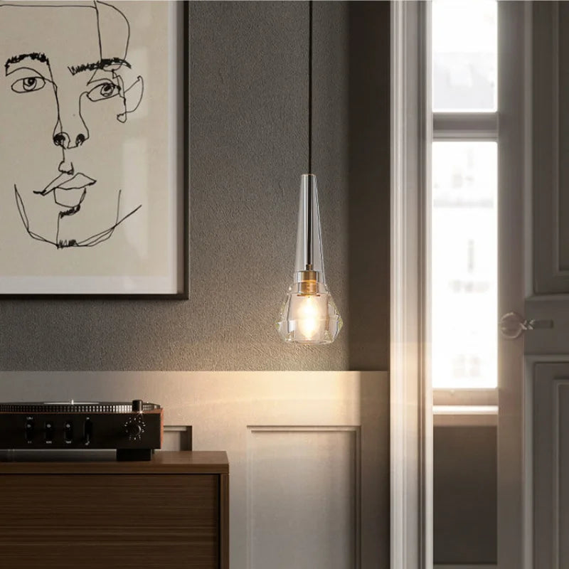 Afralia™ Crystal LED Pendant Lights for Home Decor Lighting