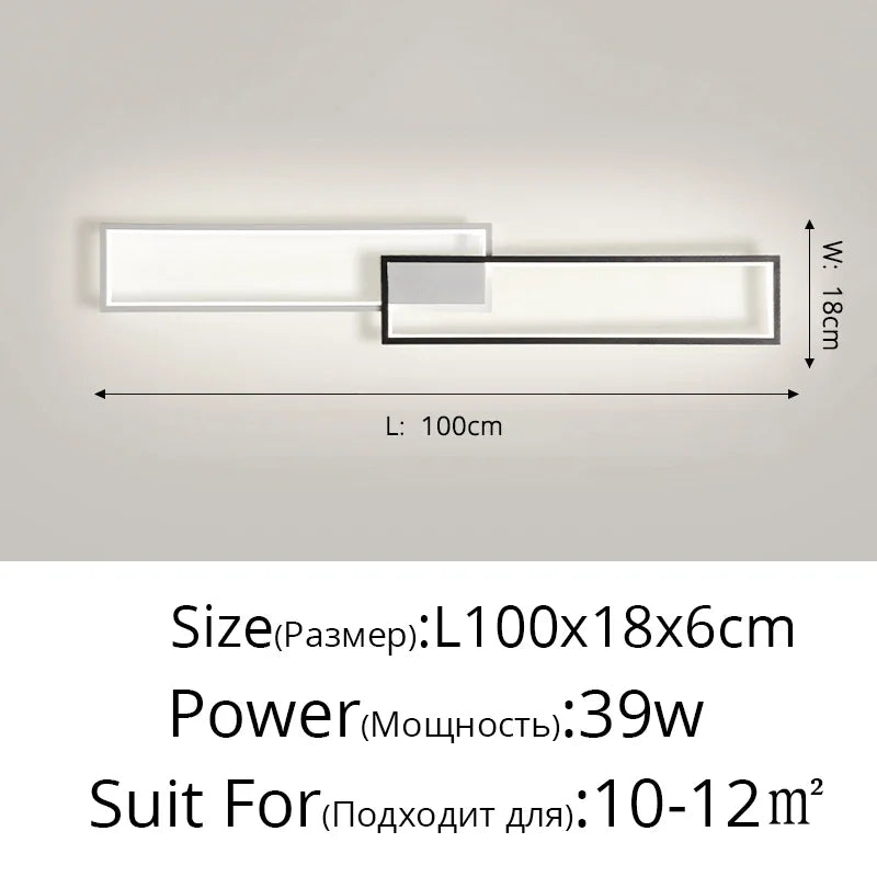 Afralia™ LED Ceiling Light: Modern Fixture for Living Room, Kitchen & Hallway Lighting