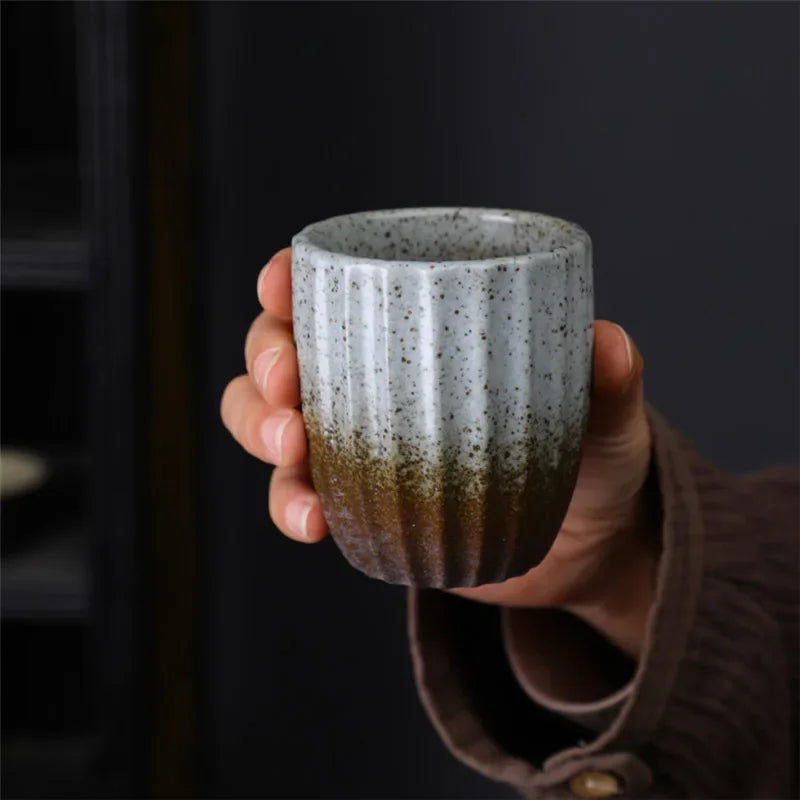 Japanese Ceramic Tea Cup, Porcelain Kung Fu Teacup, Sake Cups, Coffee Mug - Afralia™