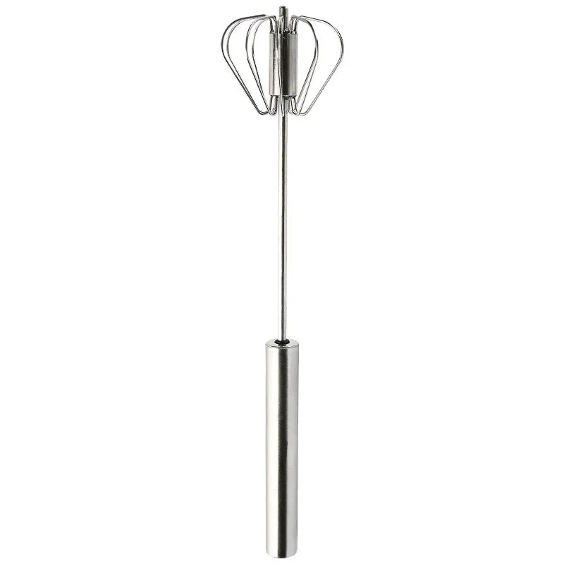Afralia™ Hand Pressure Stainless Steel Egg Beater Whisk Mixer Kitchen Cooking Tools