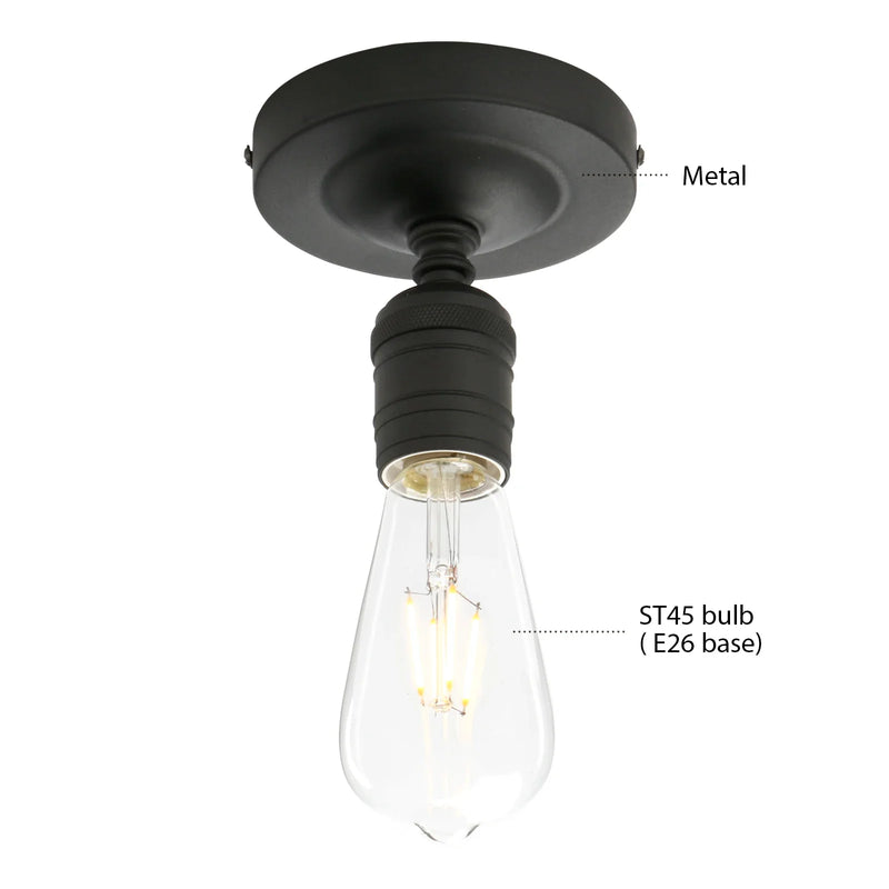 Afralia™ Permo Vintage Industrial Metal Wall Light - Retro Recessed Mini Ceiling Light