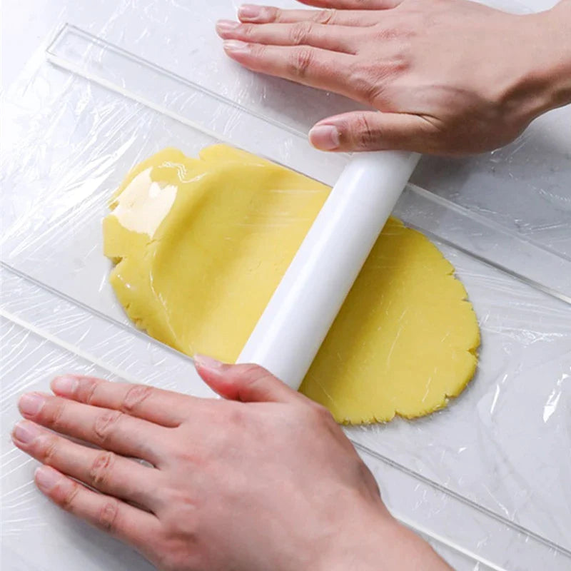 Afralia™ Biscuit Cake Rolling Tool: Pastry & Fondant Thickness Ruler, Cookie Smoother & Balance Ruler