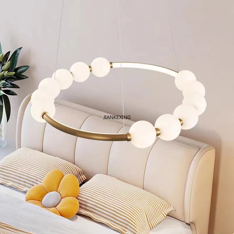 Afralia™ Circle Ring LED Pendant Lights for Elegant Home Decor