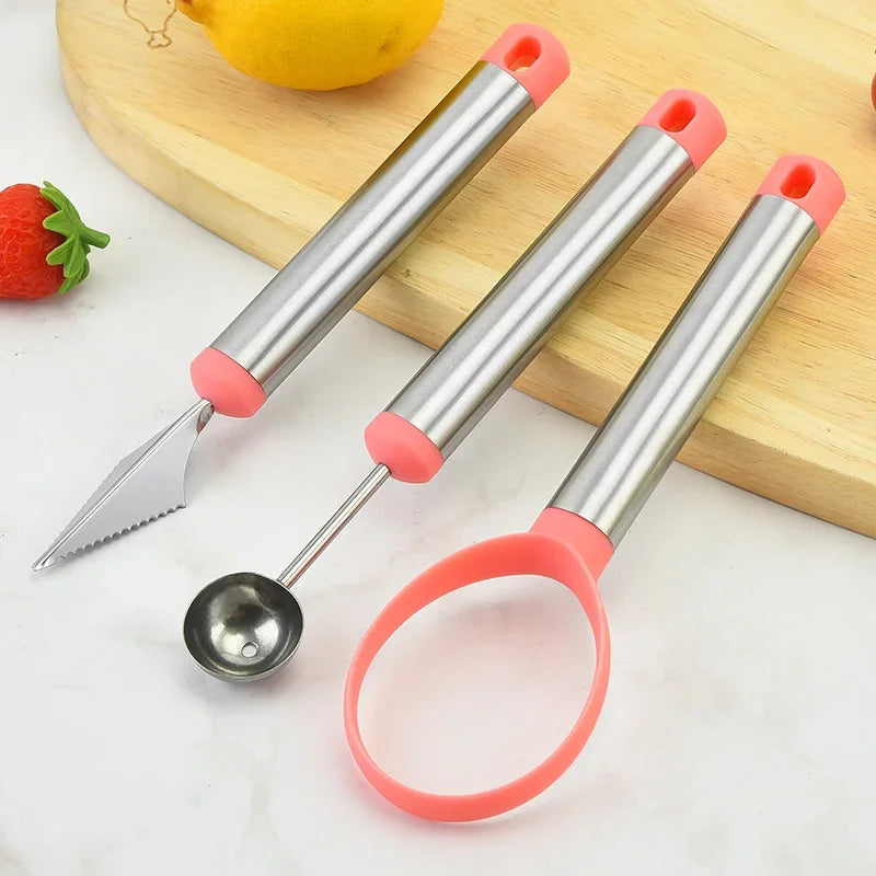 Afralia™ Stainless Steel Apple Core Cutter Knife Corers Fruit Slicer & Vegetable Pear Core Remover