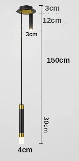 Afralia™ Rotatable Spotlight Pendant Lamp for Modern Bedroom, Living Room, and Kitchen Lighting