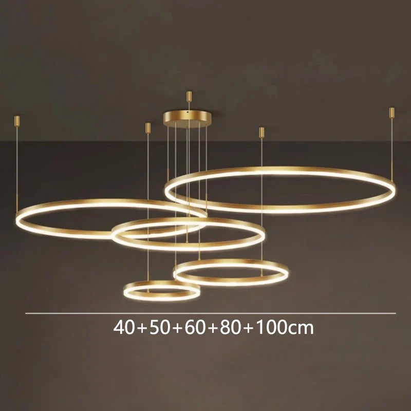 Afralia™ Modern LED Pendant Chandeliers for Indoor Lighting by Afralia