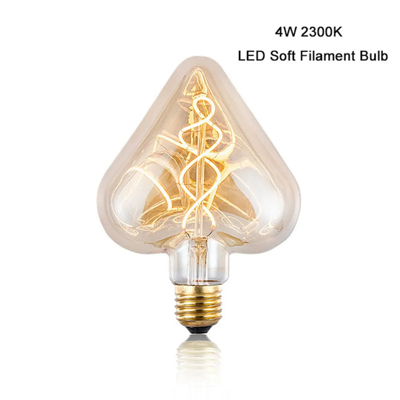 Afralia™ Vintage Edison LED Bulb 4W Dimmable Warm White 2300K Antique Style E26 40W Lamps