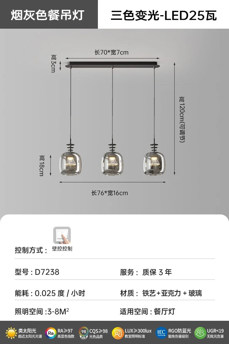 Afralia™ Modern Dine Pendant Chandeliers for Living Room Ceiling Lamp LED Lighting