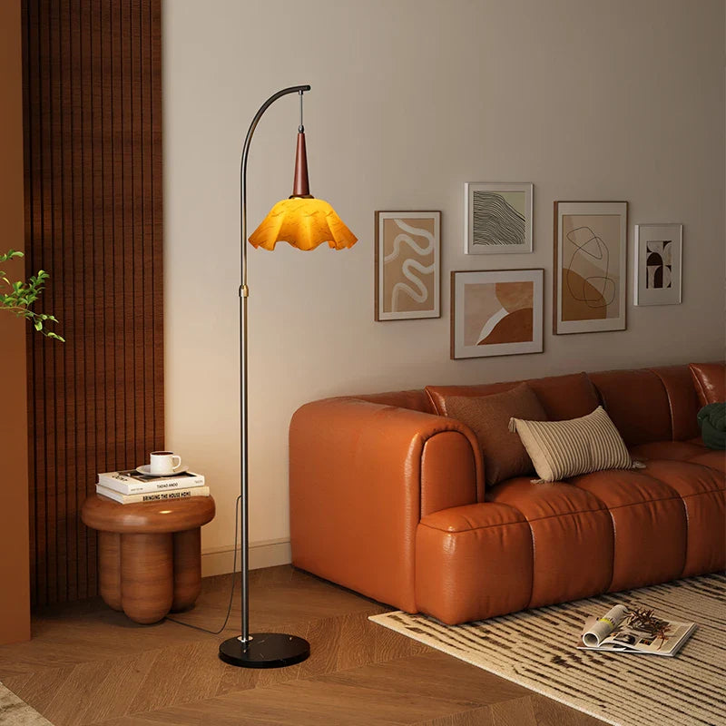 Afralia™ 3-in-1 Living Room Floor Lamp with Storage Shelf