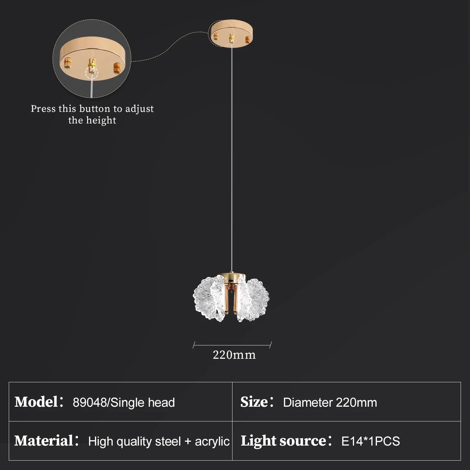 Afralia™ Modern Floral Pendant Chandelier for Bedroom, Restaurant, and Hotel Dining Room
