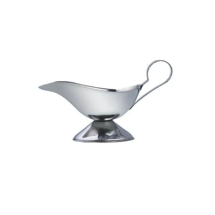 Afralia™ Stainless Steel Sauce Boat for Kitchen Restaurant Gravy Salt Spice Storage