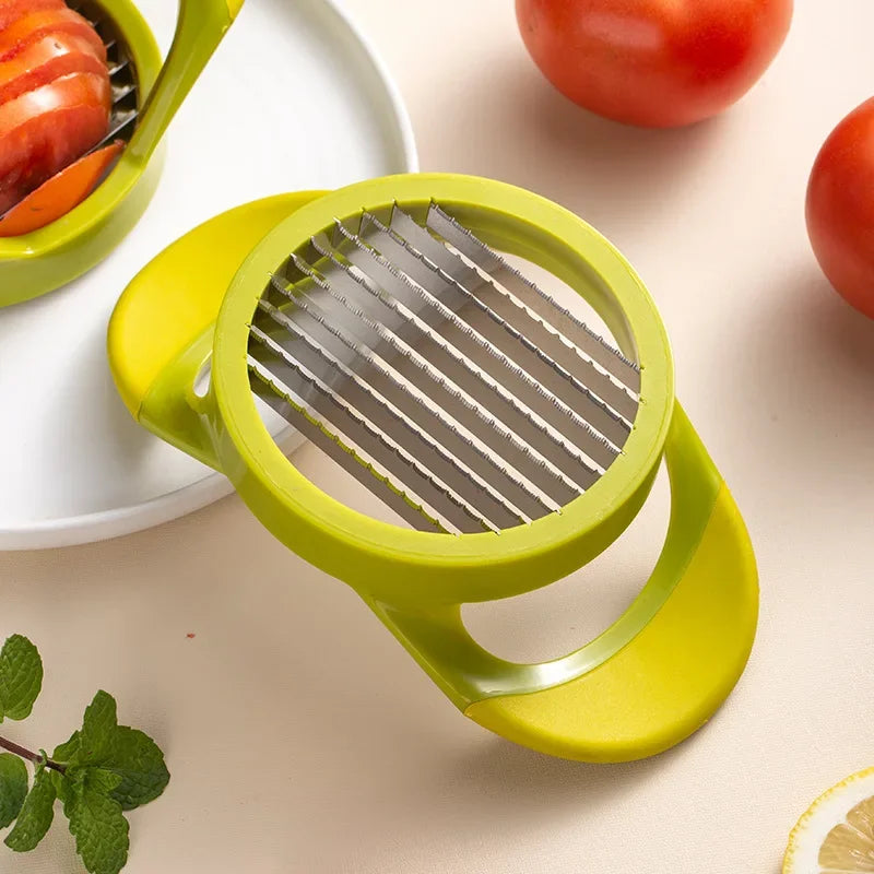 Afralia™ Stainless Steel Vegetable Cutter Slicer Multifunctional Kitchen Gadget Holder