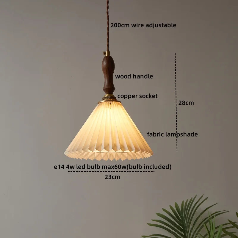 Afralia™ Copper LED Pendant Lights E14 Nordic Hanging Lamp for Coffee Bedroom Living Room