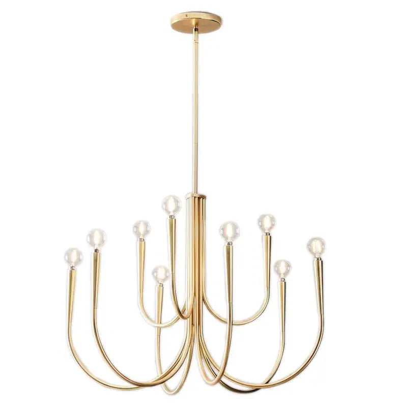 Afralia™ Nordic Designer Style Restaurant Chandelier Retro Living Room Lighting Fixtures