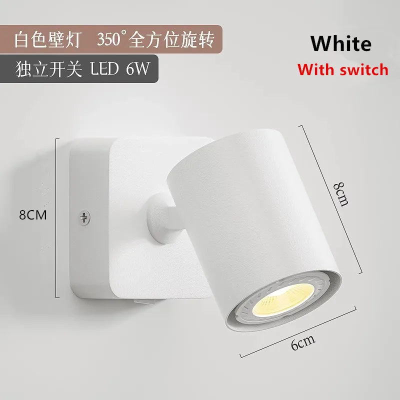 Afralia™ Modern LED Wall Lamp for Bedroom Minimalist Style