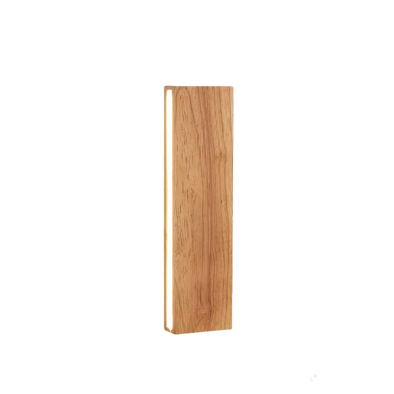 Afralia™ Wood LED Rotate Wall Sconce for Parlor Bedroom Atmosphere