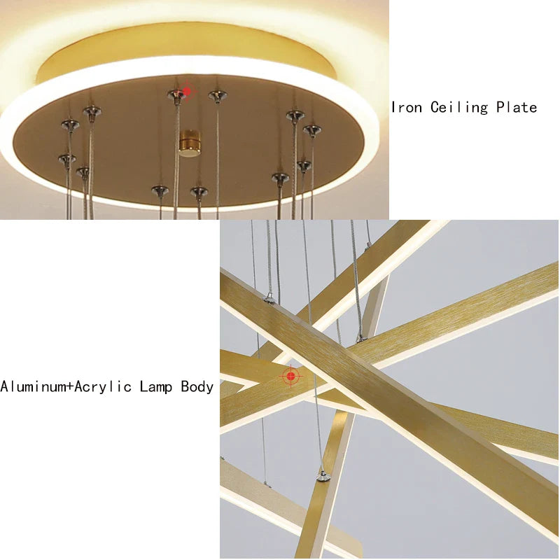 Afralia™ Luminous Ceiling Plate Chandelier: Modern Aluminum LED Light for Living Room Dining Table