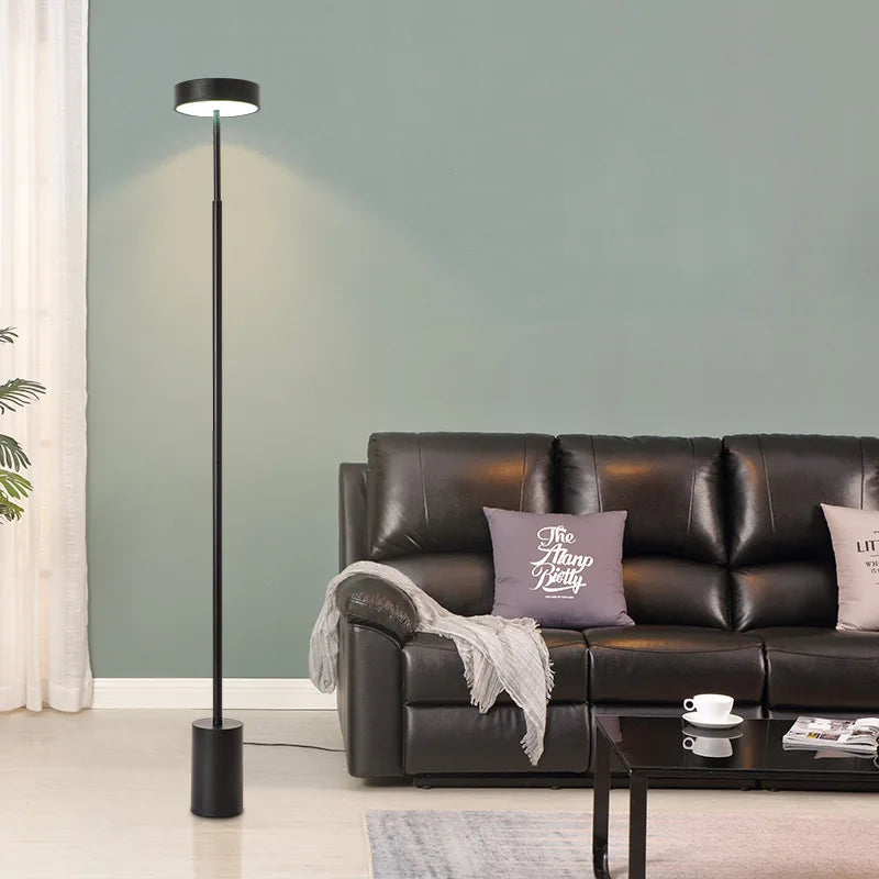 Afralia™ Minimalist LED Floor Lamp for Art Decor, Studio, and Bedroom