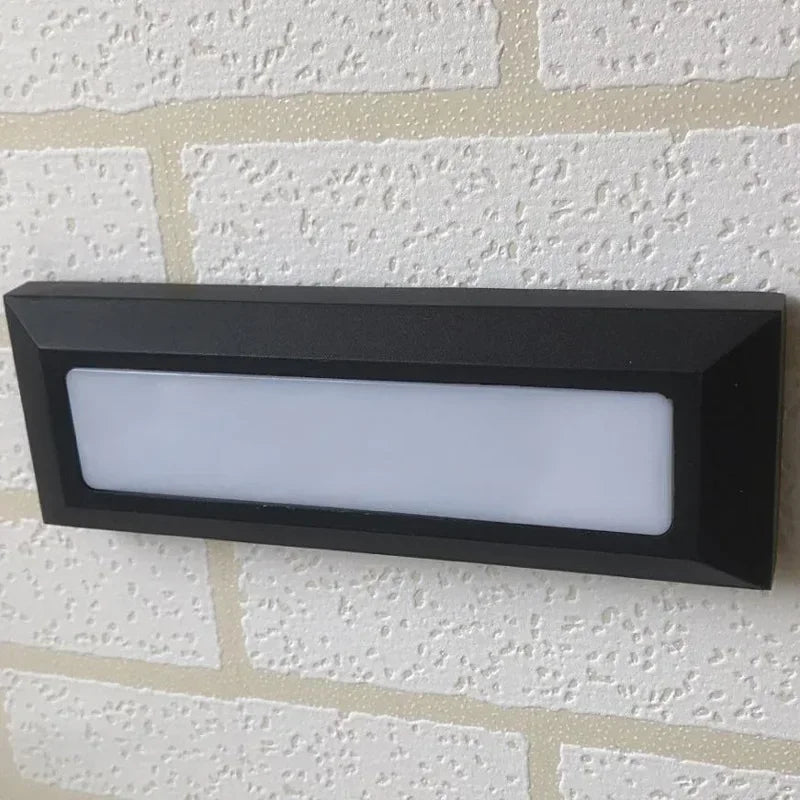 Afralia™ Outdoor Corner Step and Stair Radar Induction Wall Light