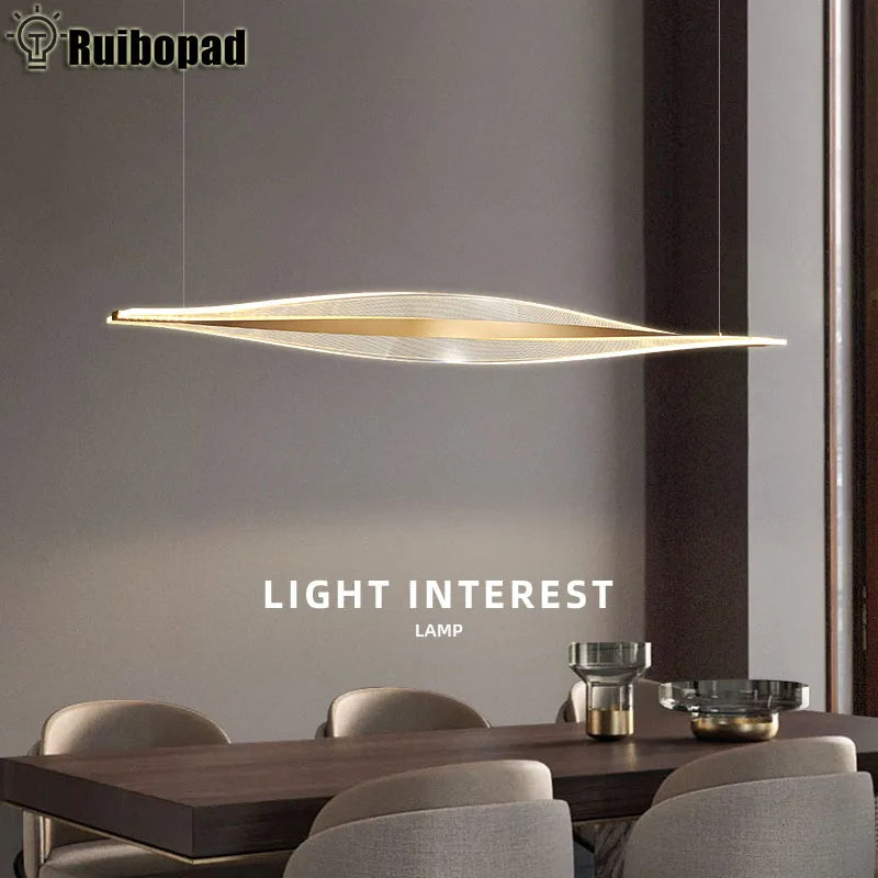 Afralia™ Acrylic Led Pendant Lamp for Dining Room, Bar & Kitchen - Minimalist Hanging Lights