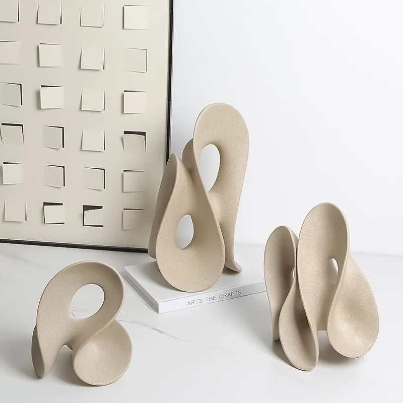 Afralia™ Coral Hollow Sculpture - Artistic Home Decor Figurine