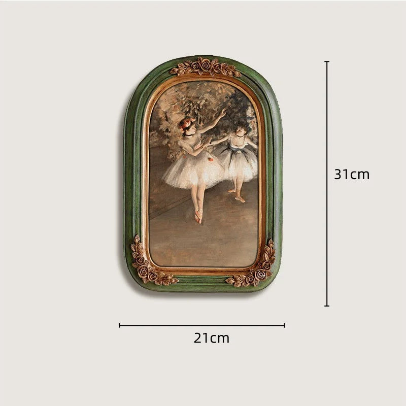 Afralia™ French Vintage Cupid Decorative Painting Set for Living Room Wall Decor