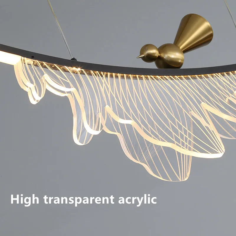 Afralia™ Modern Design Ceiling Chandelier for Living Dining Bedroom - Stylish Indoor Decor Lighting