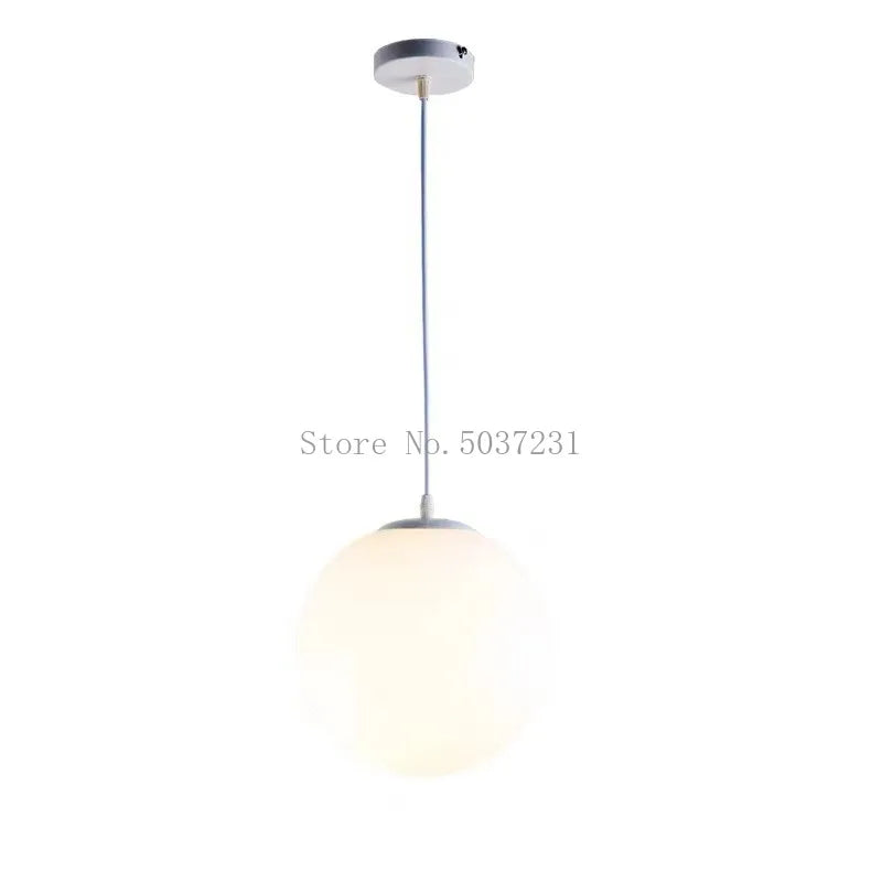 Afralia™ Acrylic Ball Pendant Lights Modern Nordic Led Hanging Lamp for Living Room