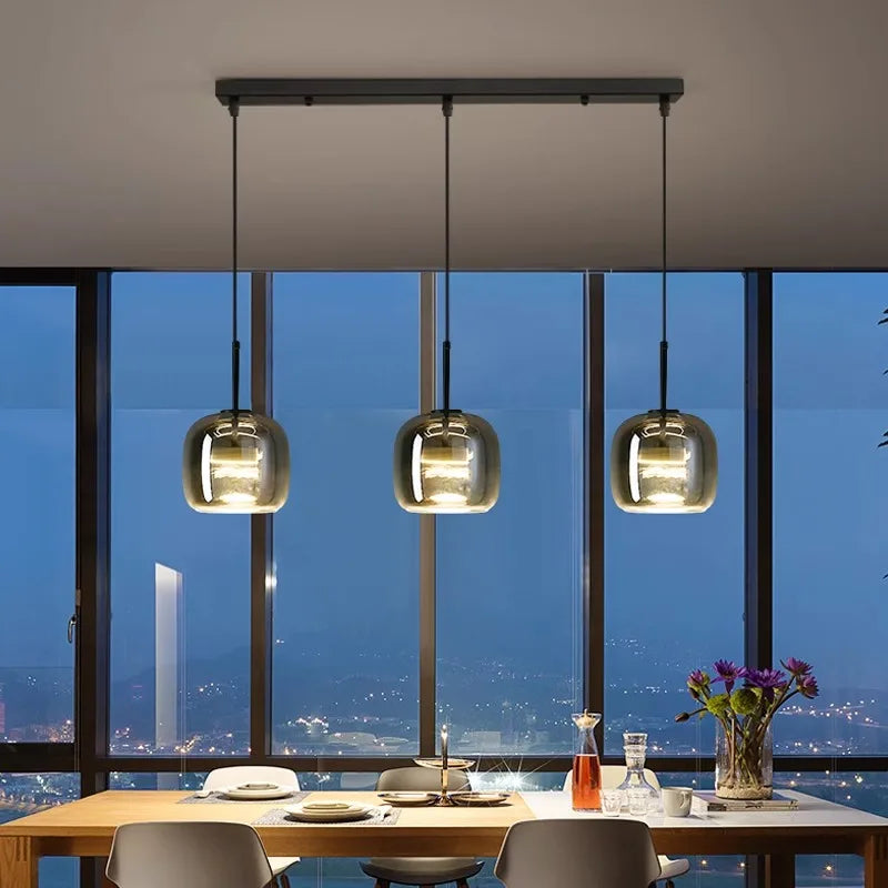 Afralia™ Modern LED Pendant Light Chandeliers for Living & Dining Room Lighting