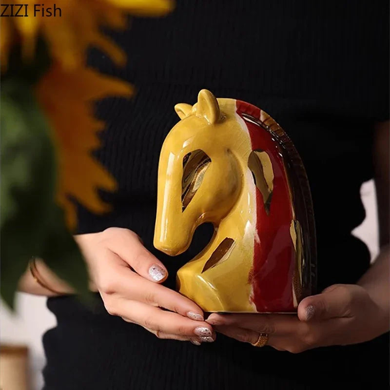 Afralia™ Ceramic Vase Plant Pots: Creative Floral Arrangement Ornaments for Aesthetic Room Decor