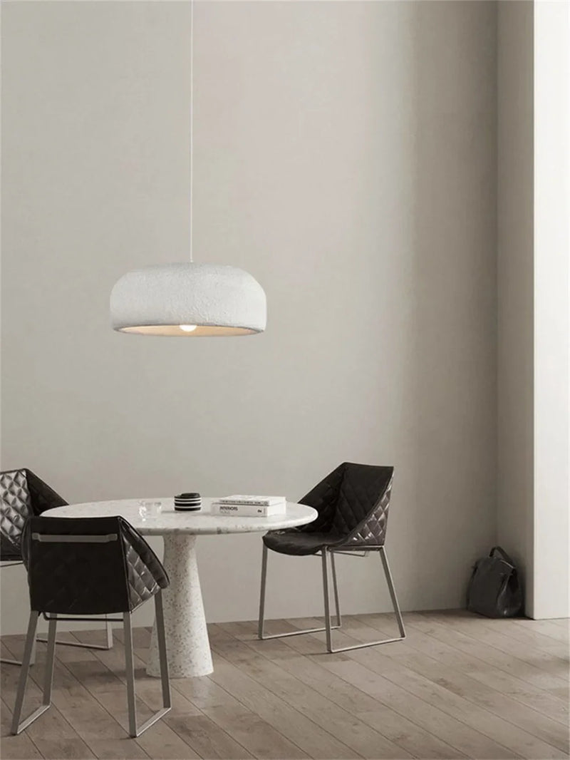 Afralia™ Nordic Bowl Wabi Sabi E27 LED Chandelier Pendant Lights for Dining Room