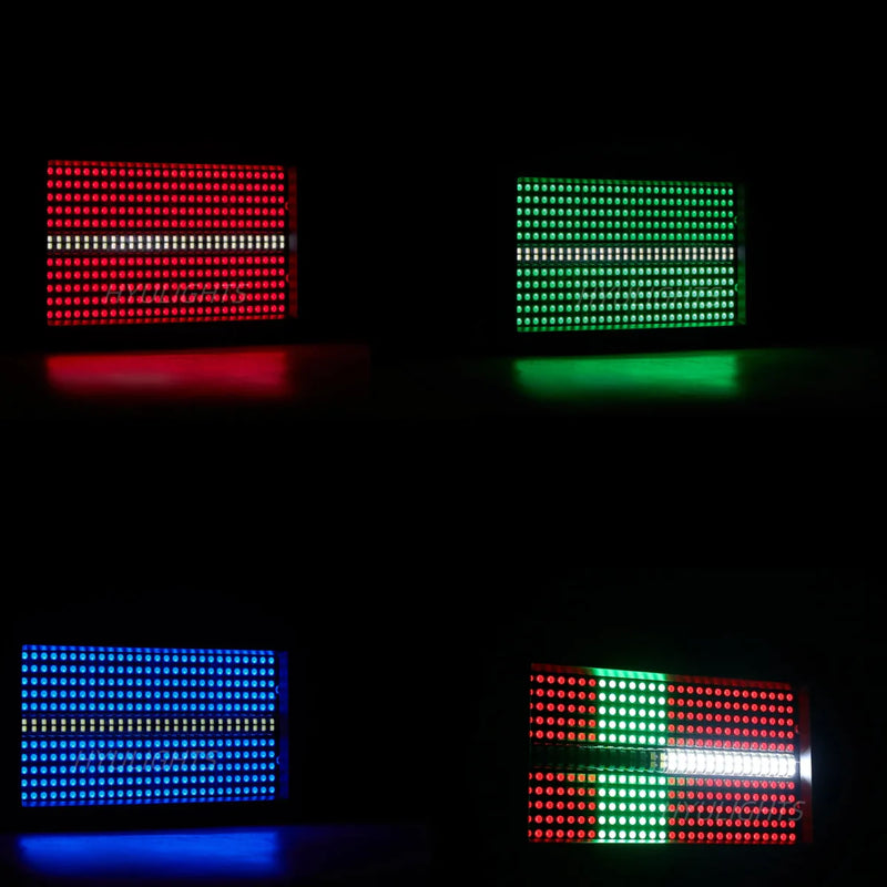 Afralia™ LED RGBW Strobe Wash Bar Stage Lighting - Super Bright DMX Effects